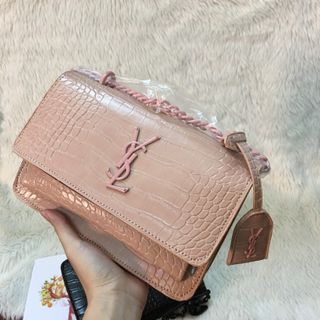 TÚI ĐEO CHÉO NỮ YS 3 NGĂN VÂN RẮN -T51