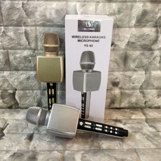 Mic hát bluetooth YS92 3in1 tích hợp chức năng live tream