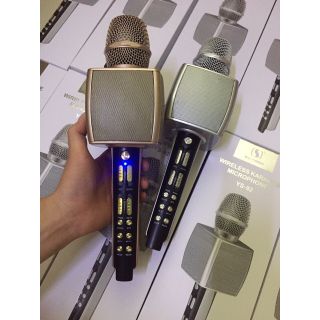 Mic hát bluetooth YS92 3in1 tích hợp chức năng live tream