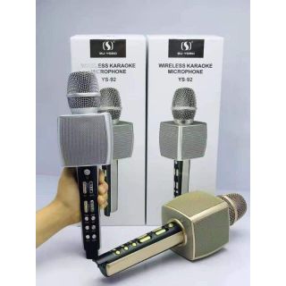 Mic hát bluetooth YS92 3in1 tích hợp chức năng live tream