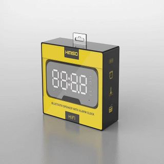 Loa bluetooth kiêm đồng Hồ báo thức và máy đo độ ẩm
