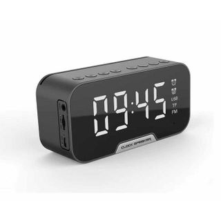 Loa bluetooth kiêm đồng Hồ báo thức và máy đo độ ẩm