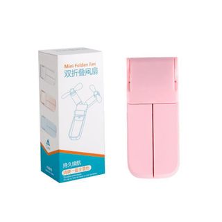QUẠT GẤP GỌN KÍCH THƯỚC NHỎ HƠN BÀN TAY CÁNH QUẠT SILICON DẺO CAO CẤP SẠC USB BAO CHECK HÀNG
