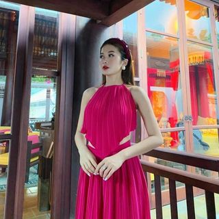 SET ÁO YẾM + CHÂN VÂY DẬP LY