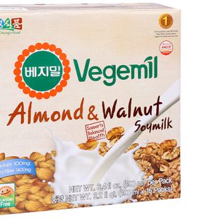 Sữa óc chó và hạnh nhân Vegemil - Set 16 Hộp