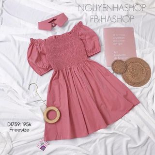 Set váy kèm cổ nơ