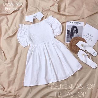 Set váy kèm cổ nơ