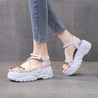 Giay sandal đế bánh mì cao cấp