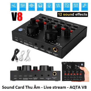 Sound card thu ân V8 auto tone