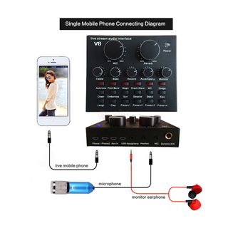 Sound card thu ân V8 auto tone