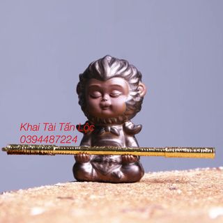 Tượng Tôn Ngộ Không ngồi thiền mẫu mới nhất độc lạ