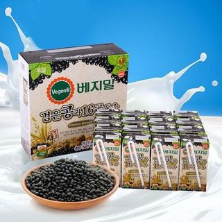 Sữa đậu đen và 16 vị ngũ cốc Vegemil 190ml- Set 16 Hộp
