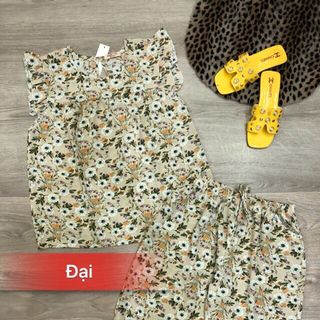 đồ bộ tole sỉ - set bộ lỡ tol hoa cao cấp