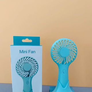 QUẠT MINI NHỎ GỌN CẦM TAY ĐỂ BÀN CAO CẤP 3 CẤP ĐỘ SẠC USB BAO CHECK HÀNG