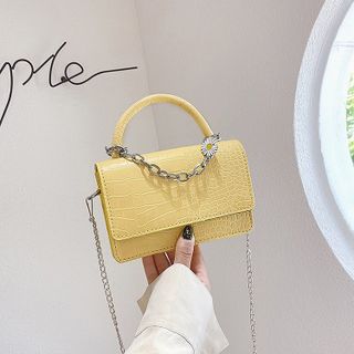 Túi đeo chéo mini dập vân da rắn phong cách Hàn Quốc cực xinh xắn D839
