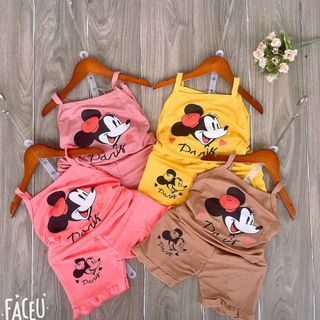 Bộ Mickey cotton đùi