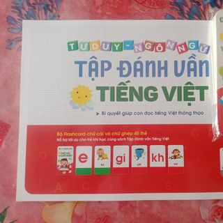 SÁCH TẬP ĐÁNH VẦN TIẾNG VIỆT CHO BÉ