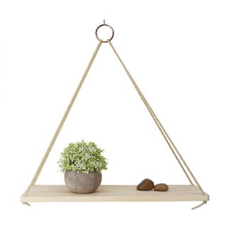 Kệ Gỗ Treo Tường Thông Minh, Gỗ Quế Thơm Tự Nhiên,40x10cm