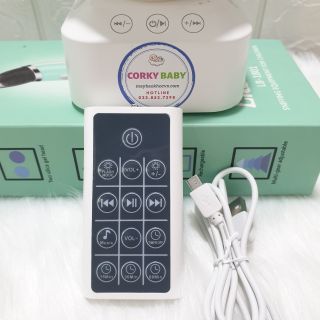 Máy tạo tiếng ồn trắng CORKY BABY WS02 – Có điều khiển từ xa, đèn đổi 7 màu