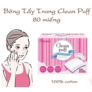 BÔNG TẨY TRANG CLEAN PUFF NHẬT BẢN set 2 hộp giá sỉ