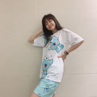 Đồ bộ nữ mặc nhà in hoạt hình 3D chất cotton