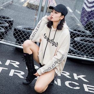 Áo hoodie nam nữ in chữ SK