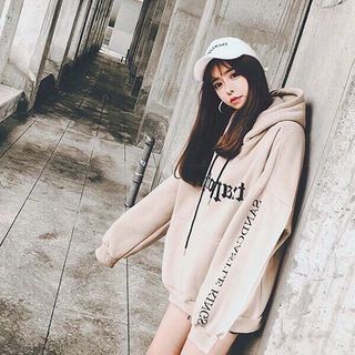 Áo hoodie nam nữ in chữ SK