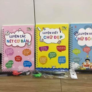 BỘ 3 VỞ LUYỆN VIẾT BAY MỰC SAU 30P