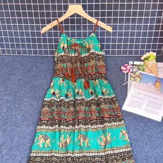 Đầm maxi thổ Cẩm