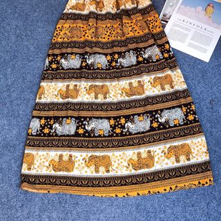 Đầm maxi thổ Cẩm