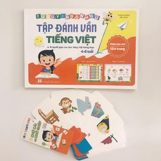 SÁCH TẬP ĐÁNH VẦN TIẾNG VIỆT CHO BÉ