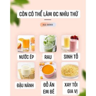 Máy xay sinh tố mini cầm tay