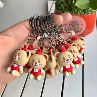 Móc khoá dẻo hình gấu siêu đẹp