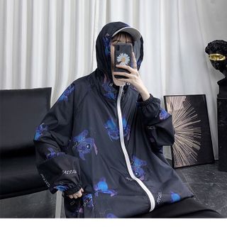 Áo khoác dù nam nữ in 3D