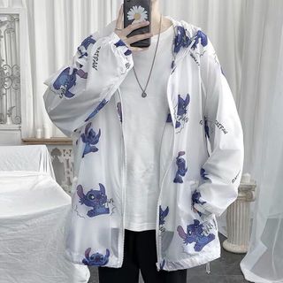 Áo khoác dù nam nữ in 3D
