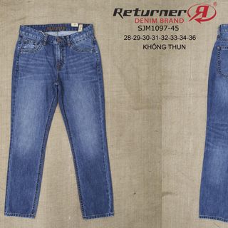 QUẦN JEAN NAM CAO CẤP FORM STRAIGHT - SJM1097 (COTTON)