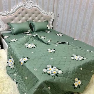 Trọn bộ chăn ga gối hè 5 món mới nhất