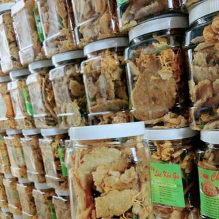 Cơm cháy khô gà