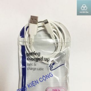 Dây Cáp Sạc Iphone Lightning Dài 1,5m- , Lõi Đồng - Mềm Mại, An Toàn, Tiện Lợi