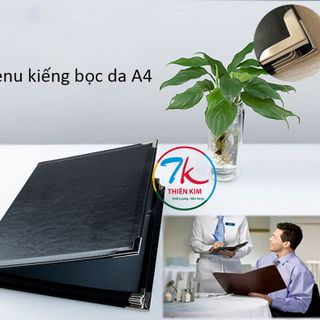 Bìa menu kiếng bọc da, bìa menu da, bìa menu, bìa menu quán nhậu