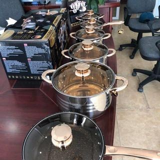 BỘ NỒI 6 MÓN VUNG KÍNH ANGELBERG