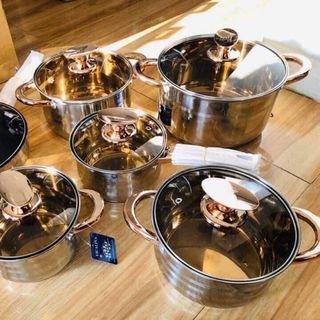 BỘ NỒI 6 MÓN VUNG KÍNH ANGELBERG