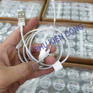 Cáp Sạc Iphone 7 - Bọc Thép 2 Đầu, chuẩn Foxconn - Sạc Nhanh, Ổn Định