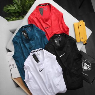Quần áo thể thao - áo thun ba lỗ Nik.e cao cấp thể thao vải poly 4 chiều - giá xưởng