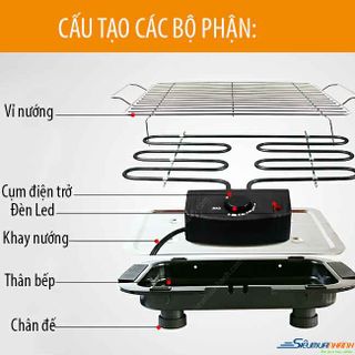 Bếp nướng điện không khói Electric Barbecue Grill