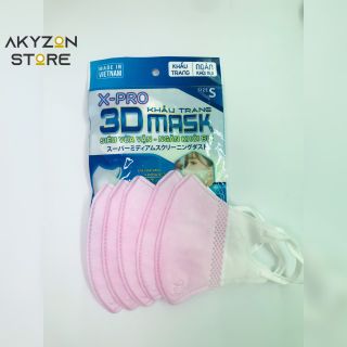 Khẩu Trang X-Pro 3D Mask ngăn vi khuẩn (5 cái/gói)