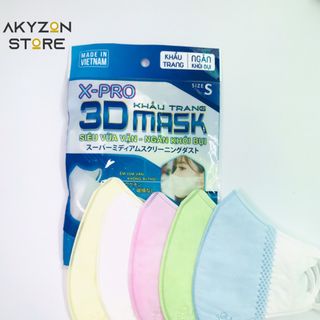 Khẩu Trang X-Pro 3D Mask ngăn vi khuẩn (5 cái/gói)