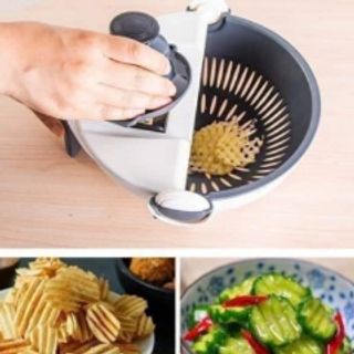 Rổ nạo thái rau củ quả đa năng 9 in 1 cao cấp