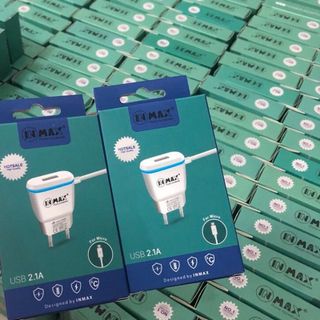 BỘ SẠC LIỀN DÂY INMAX ĐÈN LED 1 CỔNG USB giá sỉ