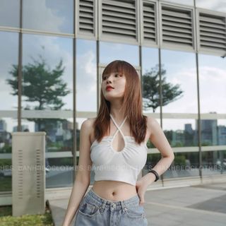 Áo yếm croptop thắt dây